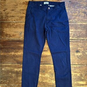Taylor Stitch navy chinos slim fit 32x34